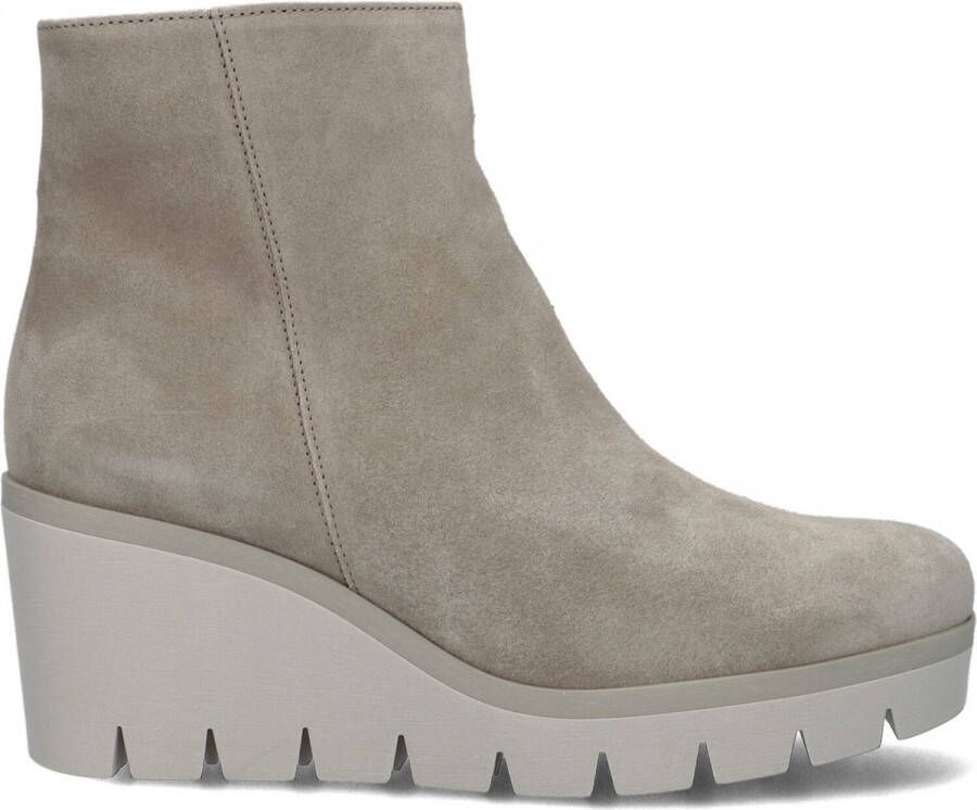 Gabor Enkellaarsjes Dames Laarzen Damesschoenen Suède 94.780.12 Beige - Foto 5