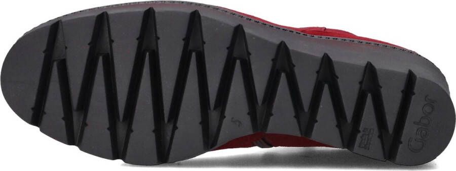 Gabor 780.1 Enkellaarsjes Enkelboots met rits Dames Rood