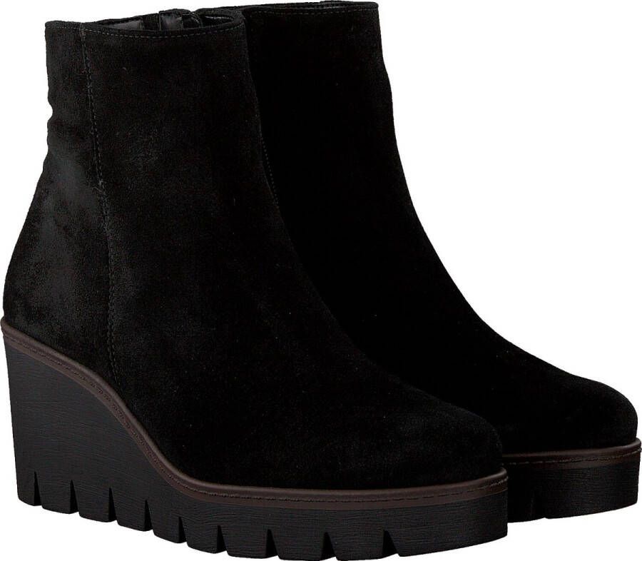 Gabor 780.1 Enkellaarsjes Enkelboots met rits Dames Zwart