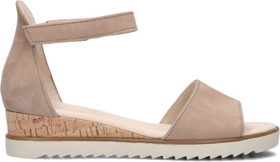 Gabor 780.2 Sandalen Met Sleehak Dames Beige