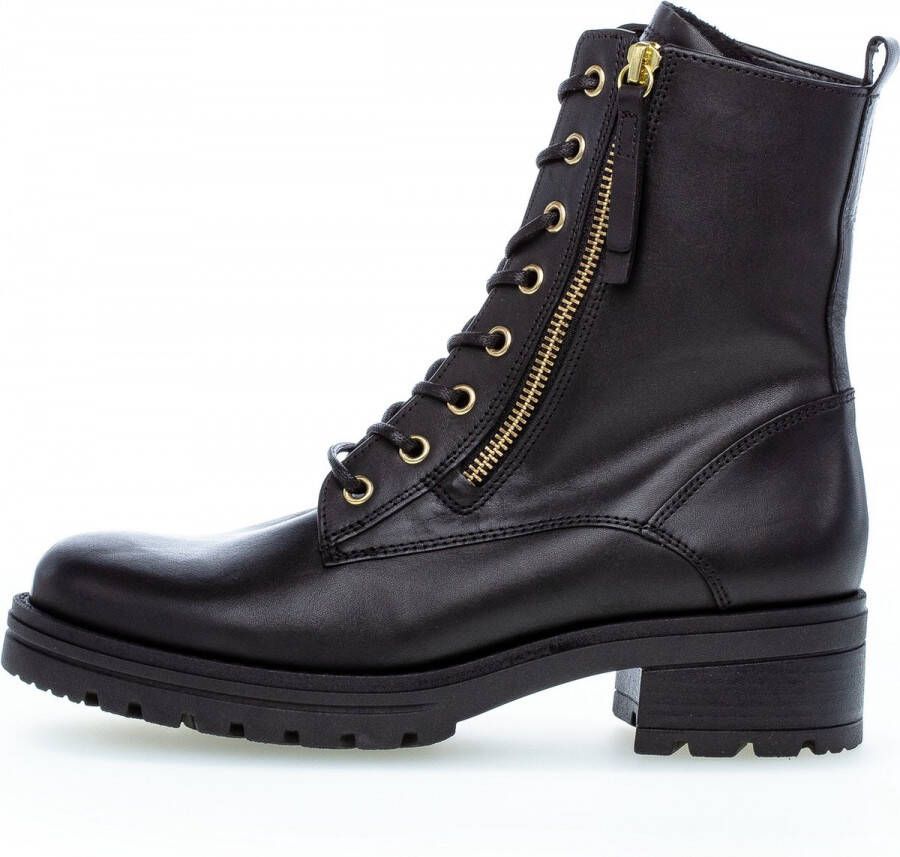 Gabor 785 Veterboots Laarzen Met Veters Dames Zwart