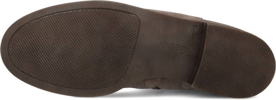 Gabor 790.1 Enkellaarsjes Enkelboots met rits Dames Taupe