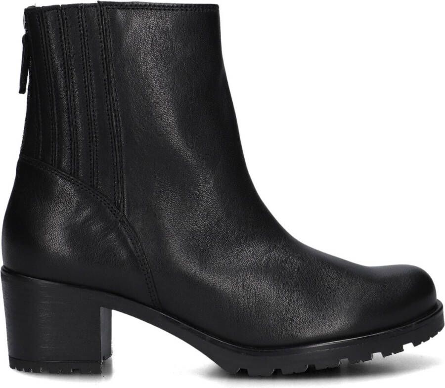 Gabor 802.3 Enkellaarsjes Enkelboots met rits Dames Zwart
