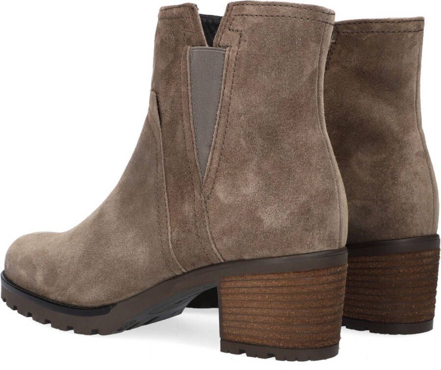 Gabor 804 Enkellaarsjes Enkelboots met rits Dames Taupe