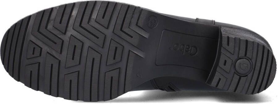 Gabor 806 Enkellaarsjes Enkelboots met rits Dames Zwart