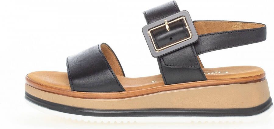 Gabor Comfort Sandaals G Leest Zwart Dames