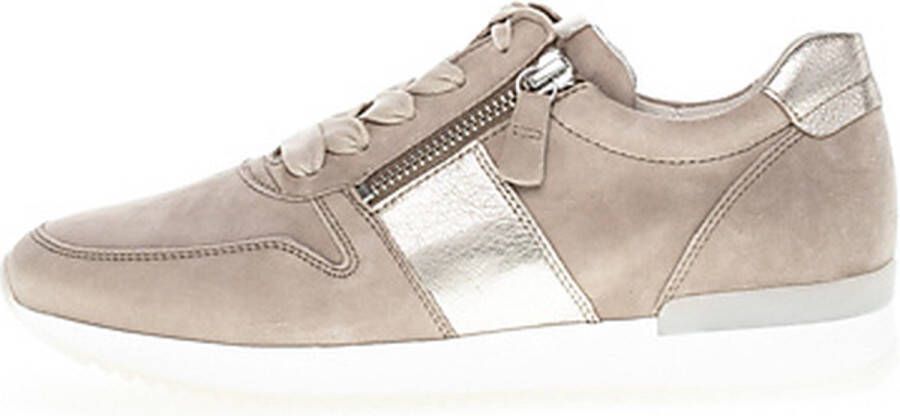 Gabor 83.420.12 Dames Sneakers Taupe Brons Kleur Taupe Brons