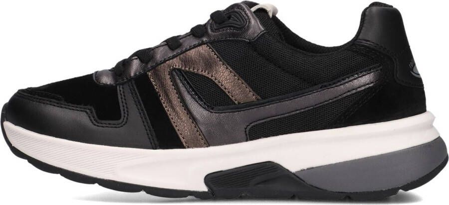 GABOR Lage Sneakers Dames 845.1 Maat: 41 Materiaal: Leer Kleur: Zwart