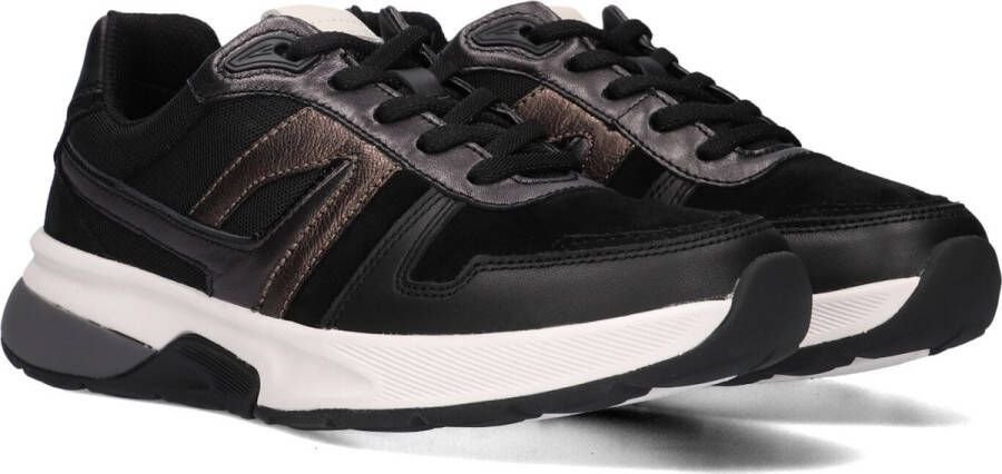 Gabor 845.1 Sneakers Leer Dames Zwart