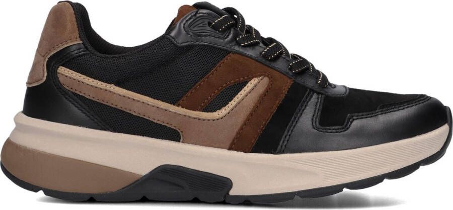 GABOR Lage Sneakers Dames 845.1 Maat: 38 5 Materiaal: Leer Kleur: Zwart