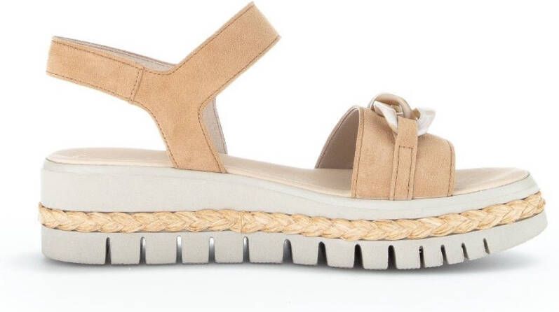Gabor Comfortabele Damessandaal Beige Dames