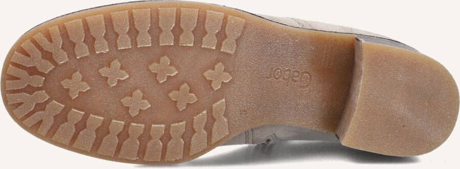 Gabor 851 Enkellaarsjes Enkelboots met rits Dames Beige
