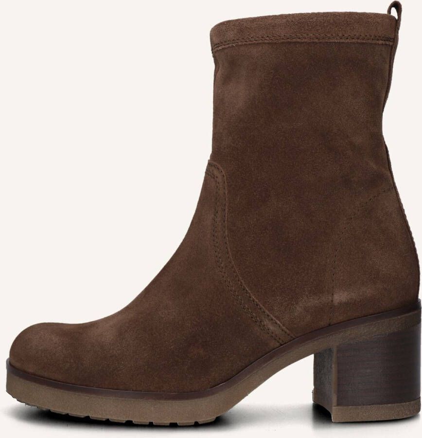 Gabor 851 Enkellaarsjes Enkelboots met rits Dames Bruin