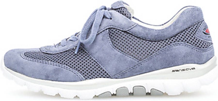 Gabor 86.966.26 Dames Rollingsoft Sneakers Lichtblauw