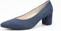 Gabor Blauwe Leren Hakken Blue Dames - Thumbnail 3
