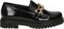 Gabor Elegante en stijlvolle loafer met goudkleurig kettingdetail Black Dames - Thumbnail 1