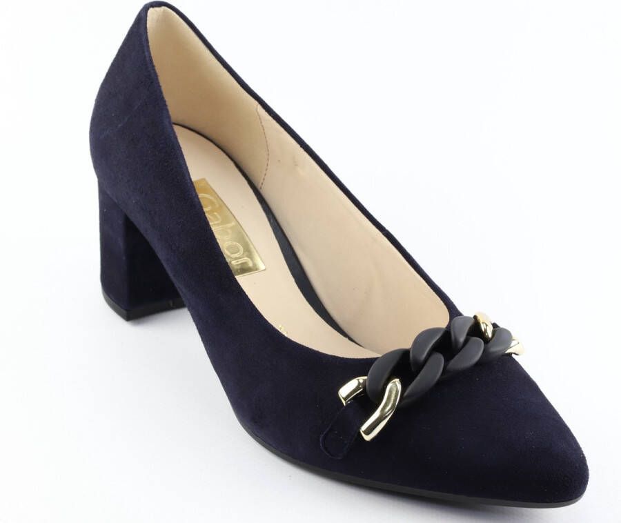 Gabor Dames Pumps 21.453.16 Donkerblauw ½