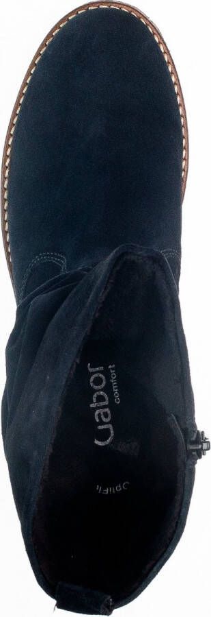 Gabor 703.1 Enkellaarsjes Enkelboots met rits Dames Zwart