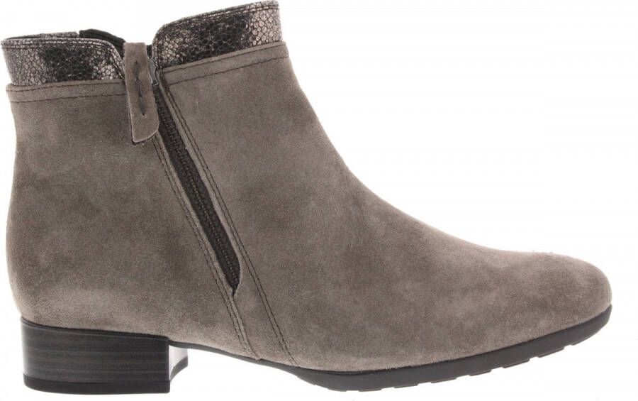 GABOR Enkellaarsjes Dames 718 Maat: 37 Materiaal: Suède Kleur: Taupe - Foto 9