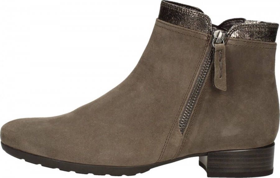 GABOR Enkellaarsjes Dames 718 Maat: 37 Materiaal: Suède Kleur: Taupe - Foto 5