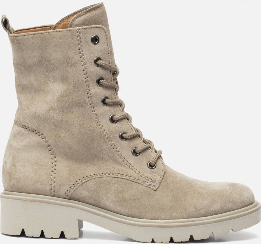 Gabor 736.1 Veterboots Laarzen Met Veters Dames Beige - Foto 3