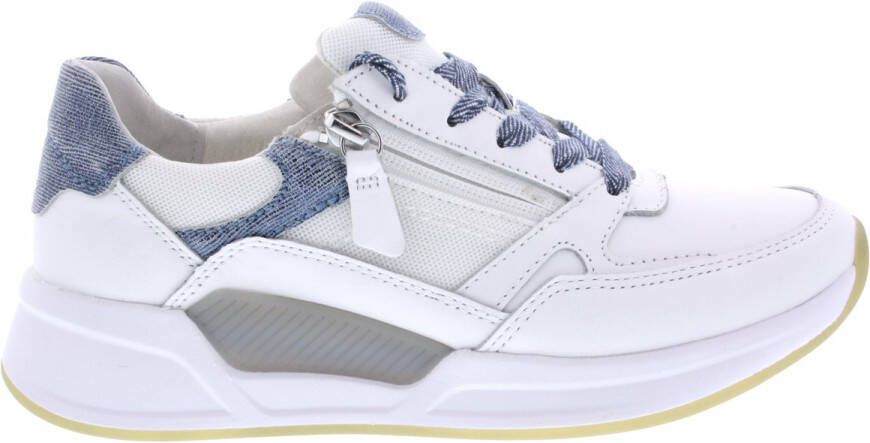 GABOR Lage Sneakers Dames 958 Maat: 37 Materiaal: Leer Kleur: Wit