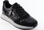 Gabor 528 Lage sneakers Leren Sneaker Dames Zwart - Thumbnail 11