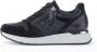 Gabor 528 Lage sneakers Leren Sneaker Dames Zwart - Thumbnail 10
