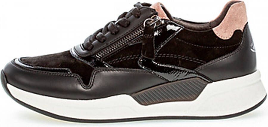 Gabor Sneakers Zwart Suede 102403 Dames