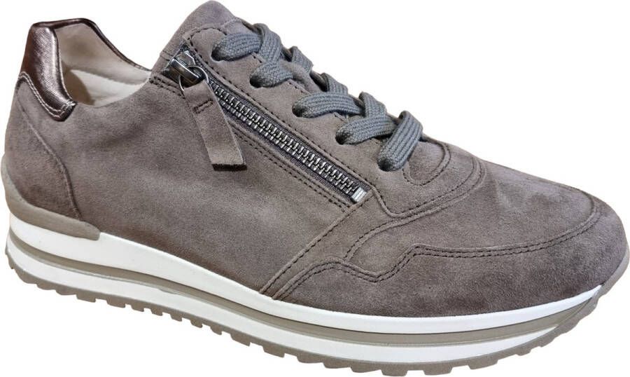 Gabor art 36.528.30 suede veter en rits H leest Uitneembaar voetbed
