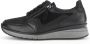 Gabor -art 76.307 67-sneaker-zwart-grijze zool-veter rits-K-leest - Thumbnail 1