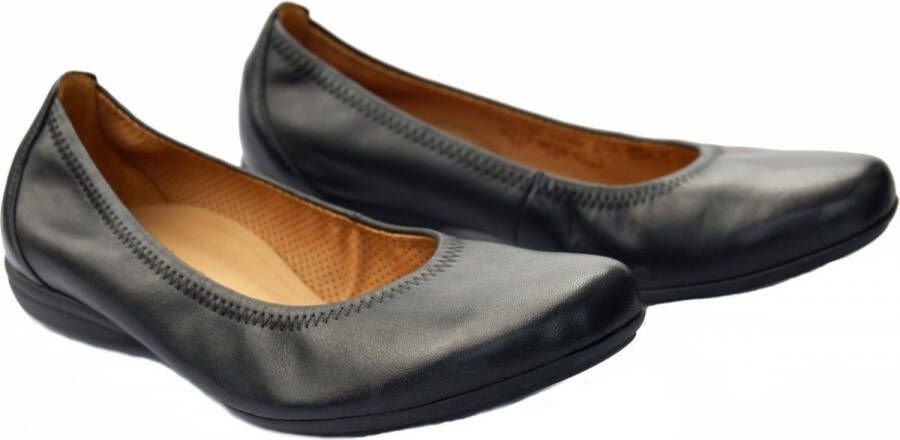 Gabor ballerinas 62.620.57 zwart leer