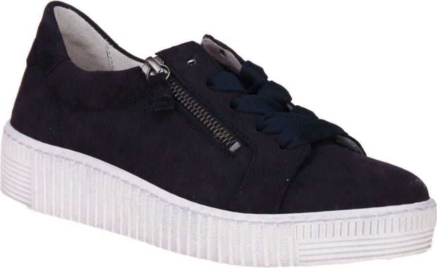 Gabor Marine suède sneakers Blue Dames