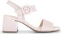 Gabor Rode Leren Sandalen met Velcro Sluiting Pink Dames - Thumbnail 1