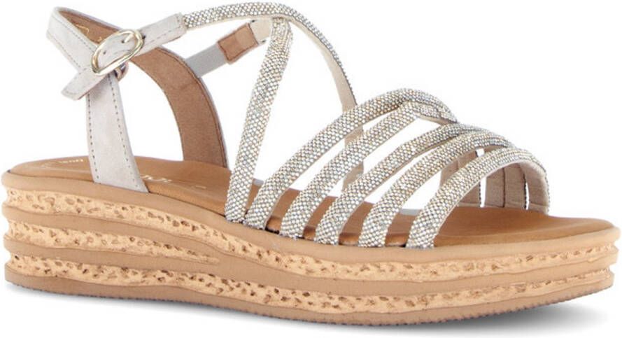 Gabor Best Fitting Sandaal Goud Strass