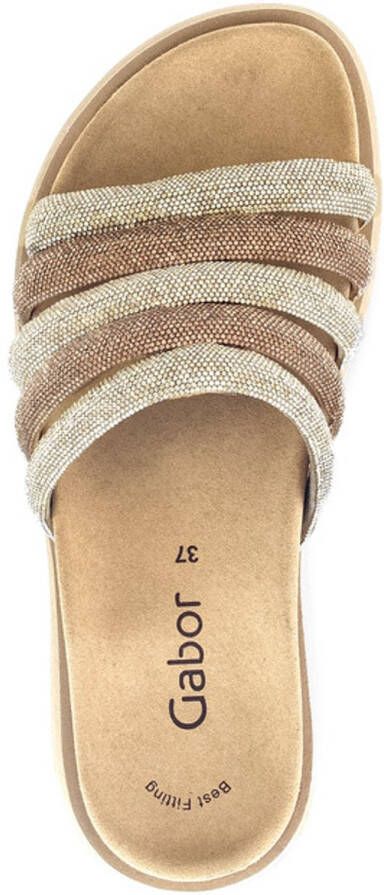 Gabor Best Fitting Slipper Strass Goud