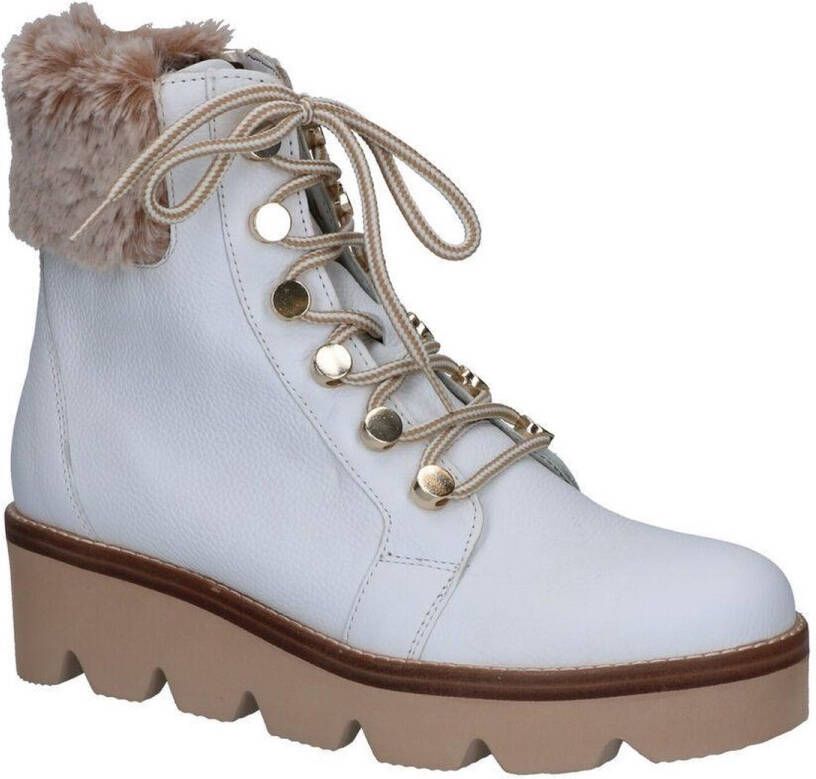 Gabor Winterwitte veterschoenen voor dames
