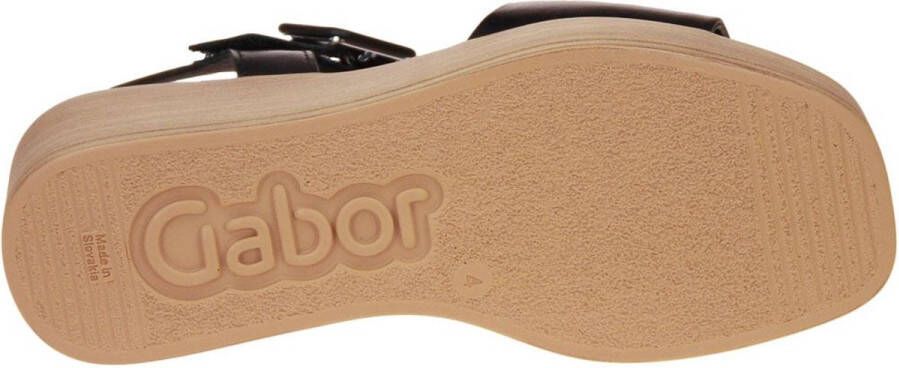 Gabor Best Fitting Zwarte Sandaal