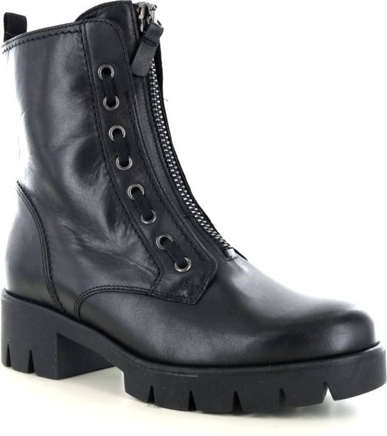 Gabor Biker Boot Zwart leer