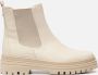 Gabor Enkellaarsjes Dames Chelsea Boots Nubuckleer Wit - Thumbnail 1