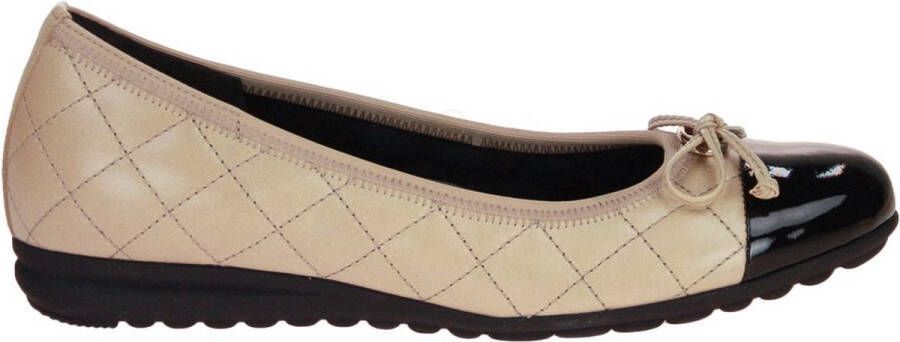Gabor Ballerina's Florence lage schoen instapschoen businessschoen sierstiksels breedte g