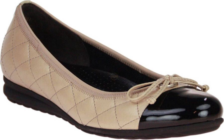 Gabor Ballerina's Florence lage schoen instapschoen businessschoen sierstiksels breedte g