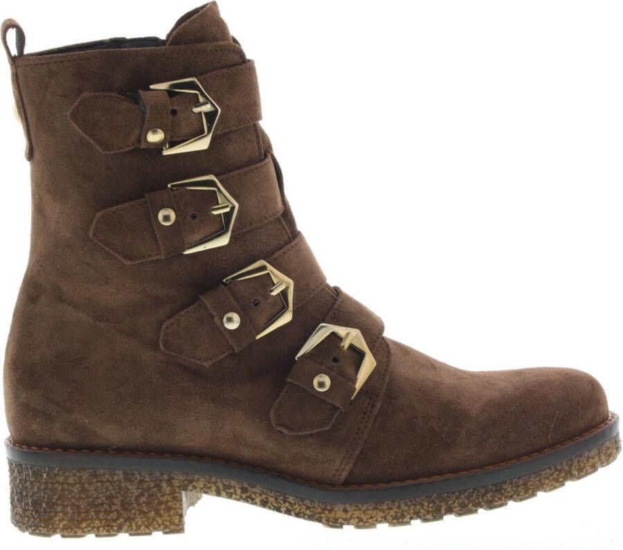 Gabor Bikerboots Rhodos met verstelbare gespriempjes