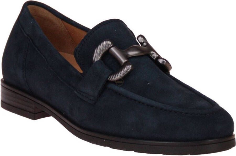 Gabor Comfort Blauwe Moccasin G-leest