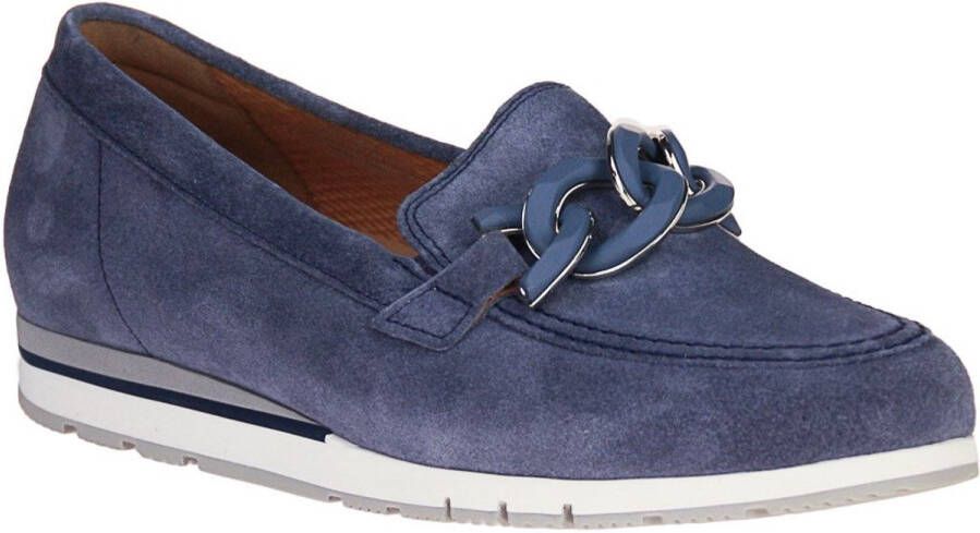 Gabor Comfort Blauwe Moccasin G-leest