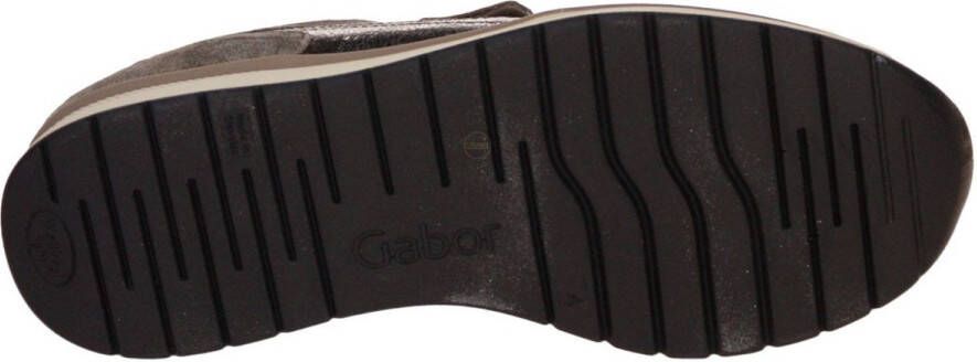 Gabor Sneakers met sleehak Capri vrijetijdsschoen halfhoge schoen veterschoen in extra wijdte k