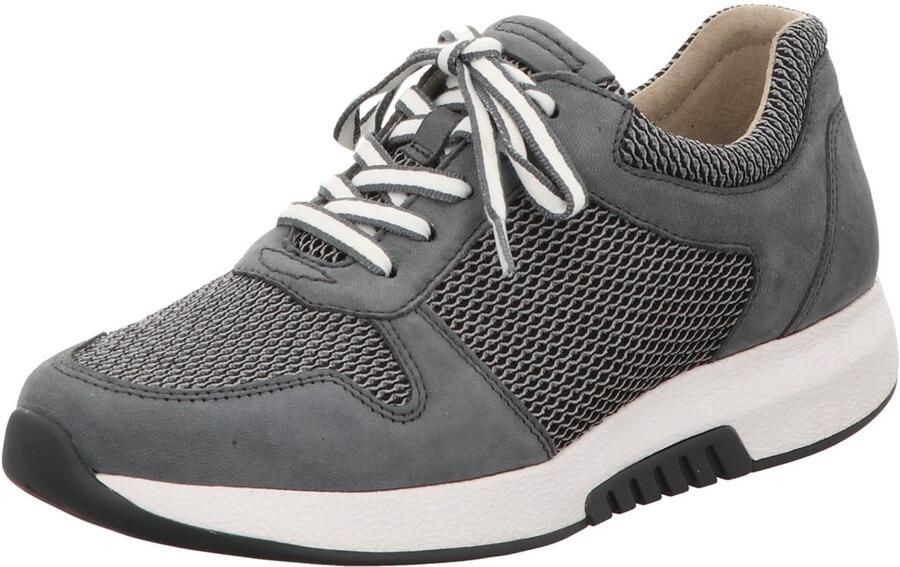 Gabor Rollingsoft Sneakers met sleehak met optifit verwisselbare binnenzool vrijetijdsschoen lage schoen veterschoen