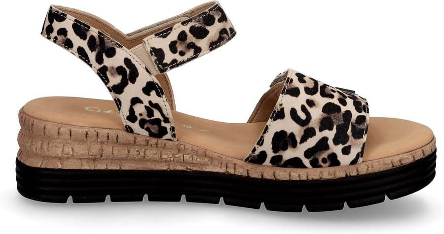 Gabor Sleehaksandaaltjes Genua riemchensandaal comfortabele schoen sieraandeel g-breedte