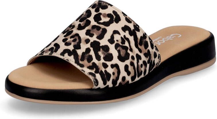 Gabor Slippers Rhodos zomerschoen comfortabele schoen klein elastiek breedte g (=breed)