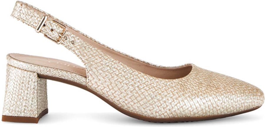 Gabor Comfort Gouden Pump Openhiel G-leest